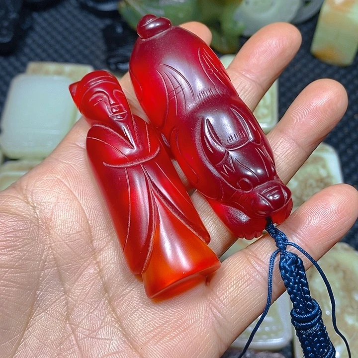 吊坠白玉菩提升**士精选