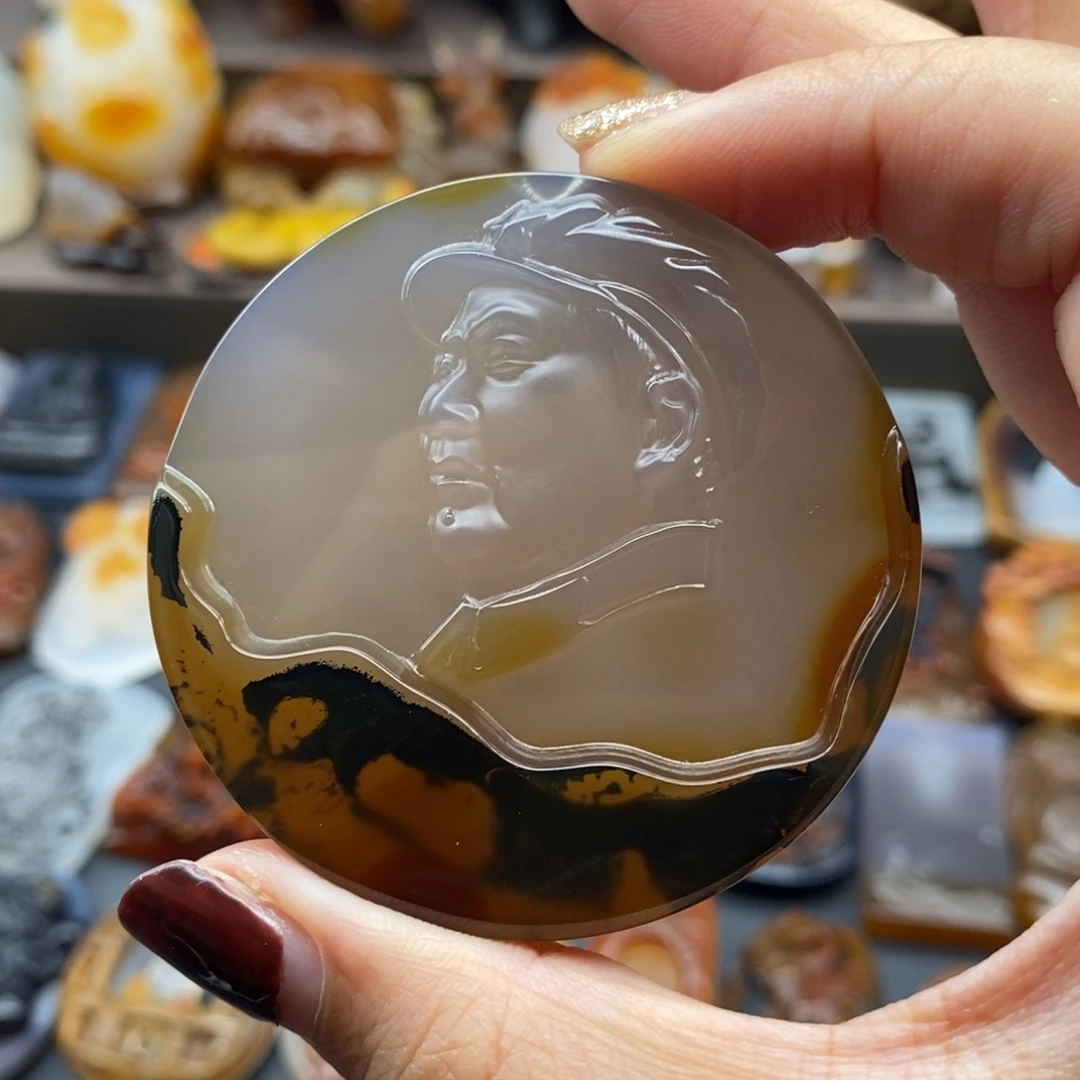 玛瑙/玉髓吊坠(不含链)未镶嵌