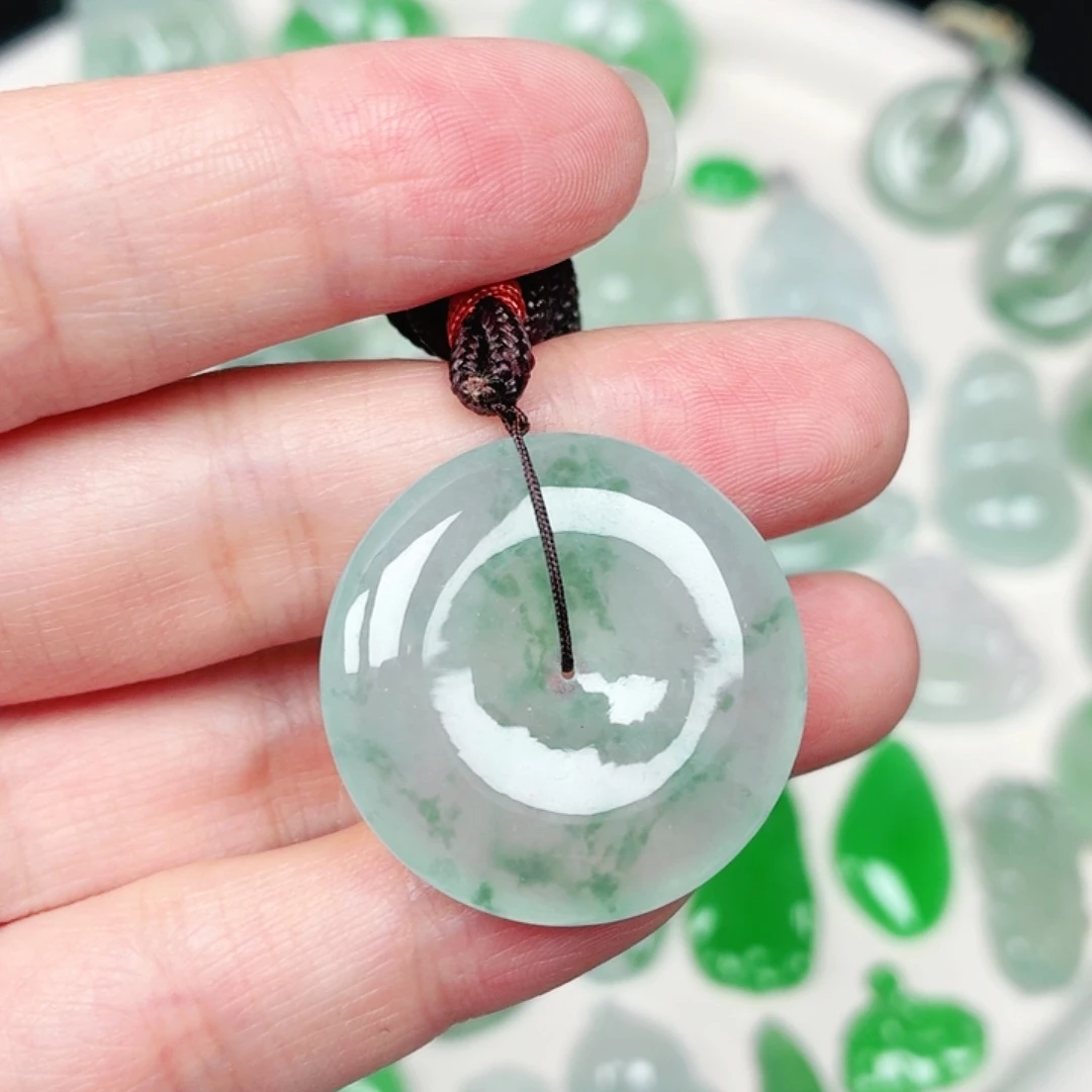 翡翠未镶嵌颈饰缅甸天然A货翡翠