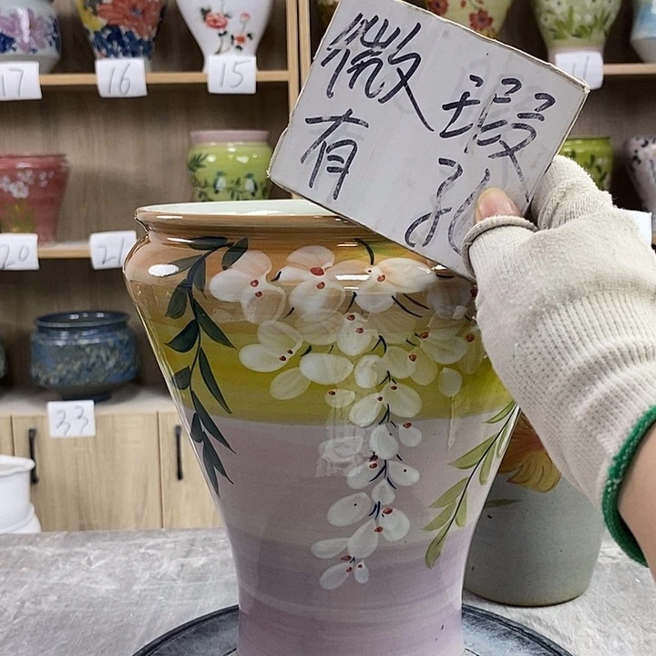 缸13xc景德镇陶瓷花盆