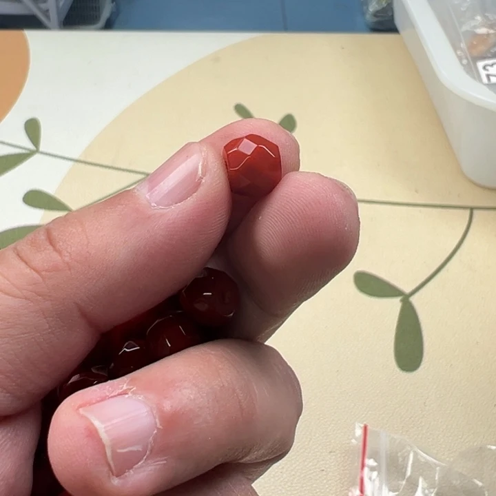 吊坠白玉菩提红色3209
