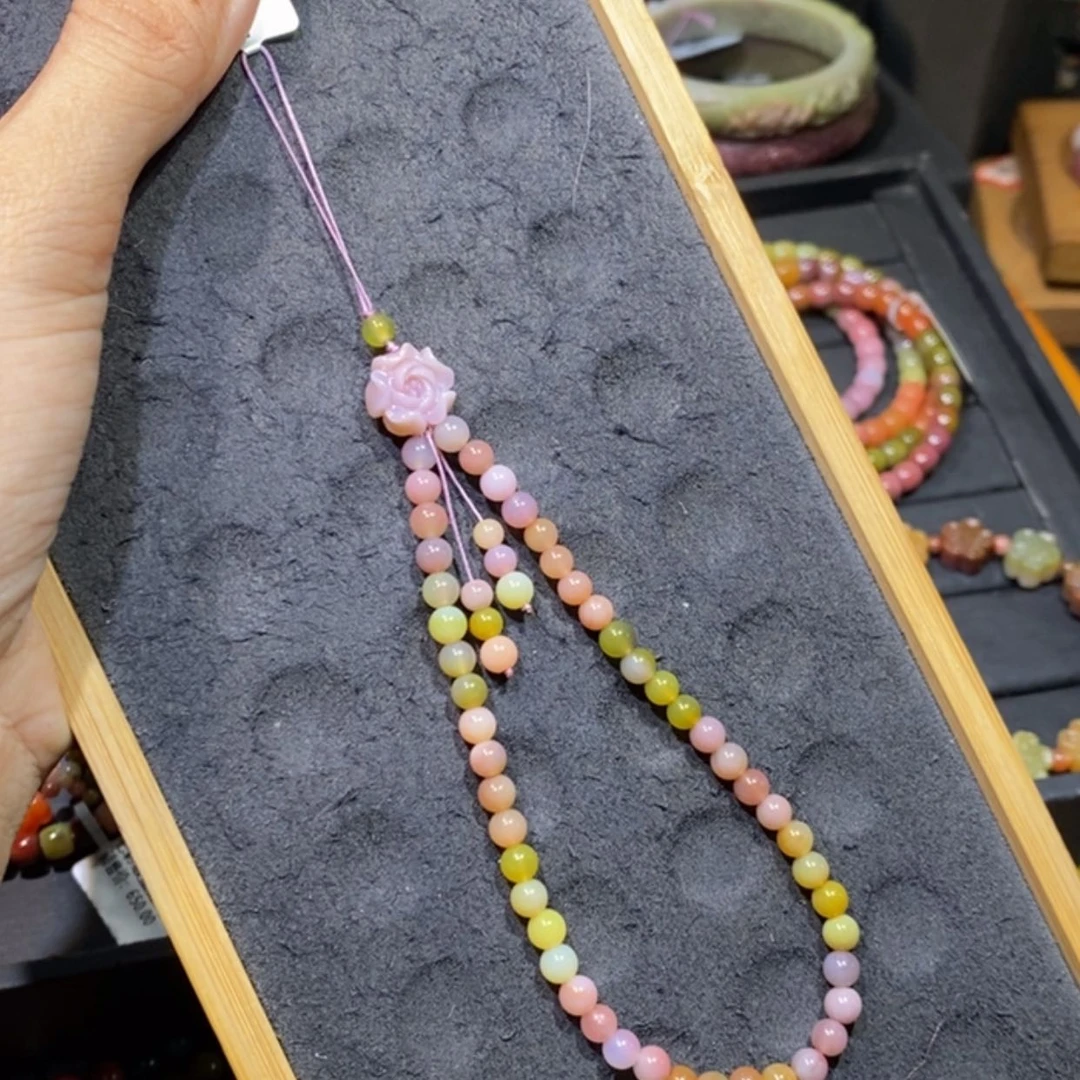 【闪购商品】未镶嵌手链玛瑙/玉髓盐源玛瑙。手机链