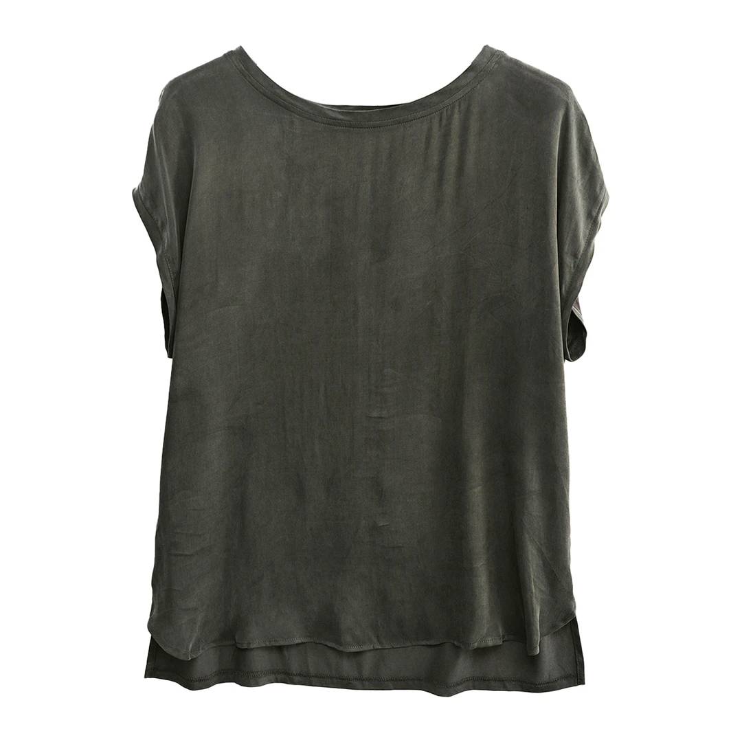 5229#短袖休闲上衣舒适百搭潮流气质