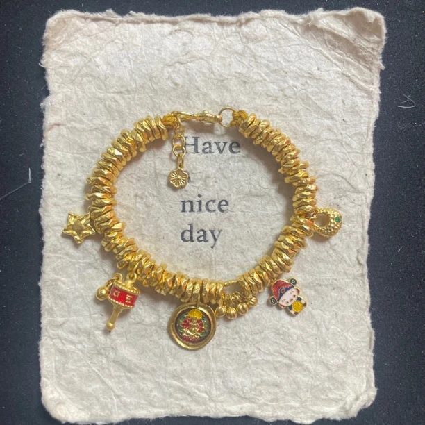 金城皇足金手链20.56克