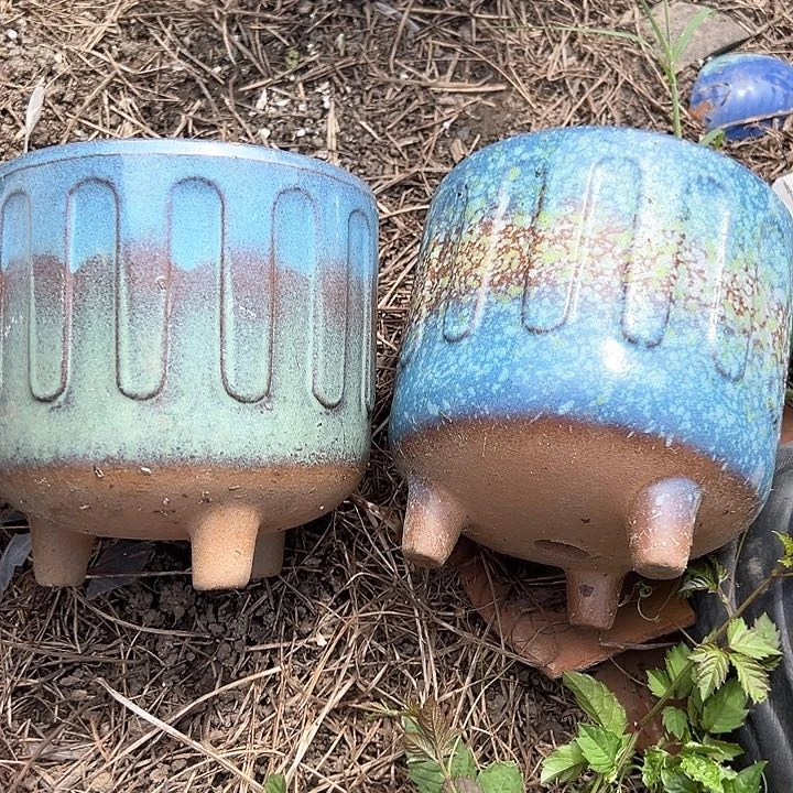 紫砂花盆口15高15瑕疵颜色随机。。。。。。。。。。。