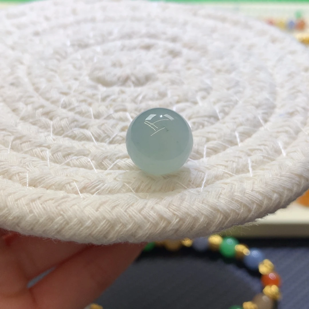 定制翡翠未镶嵌 毛货抛光定制 蓝晴 卡14