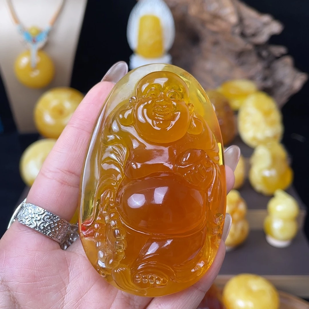 琥珀未镶嵌珠宝奇石