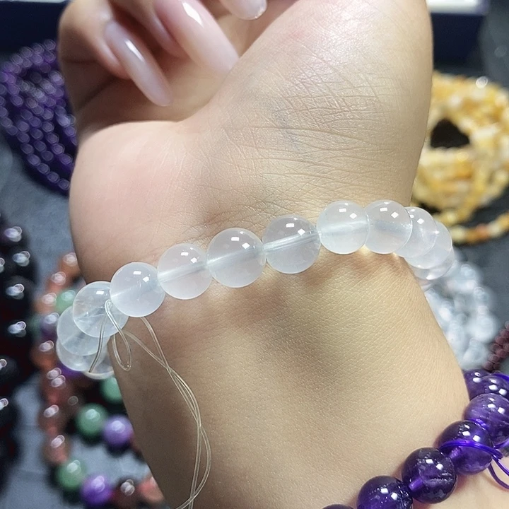 未镶嵌手链水晶白幽