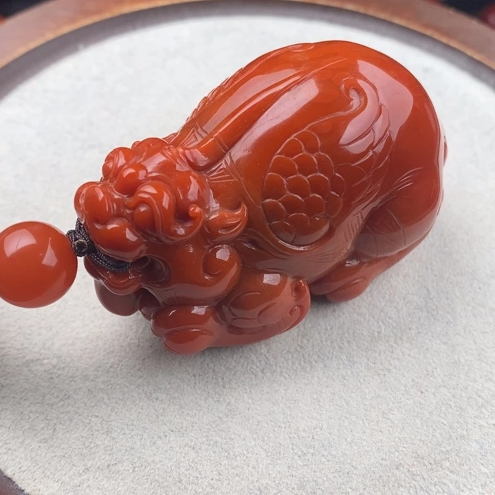 南红玛瑙未镶嵌吊坠