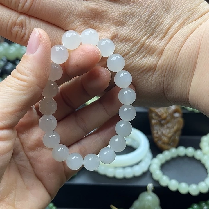 和田玉未镶嵌手链