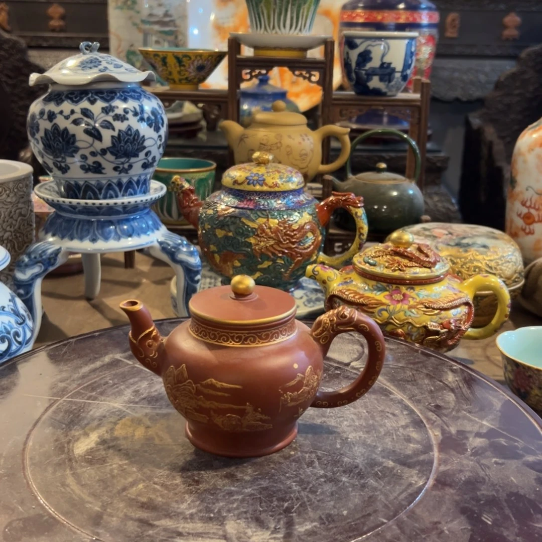 十***汉精品珐琅彩瓷器收藏店铺精品珐琅彩缠枝连瓷器收藏