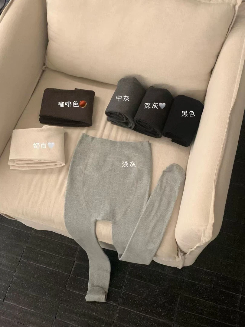 R123657W一件过冬加厚打底袜纯色打底裤袜升级版压力袜休闲裤