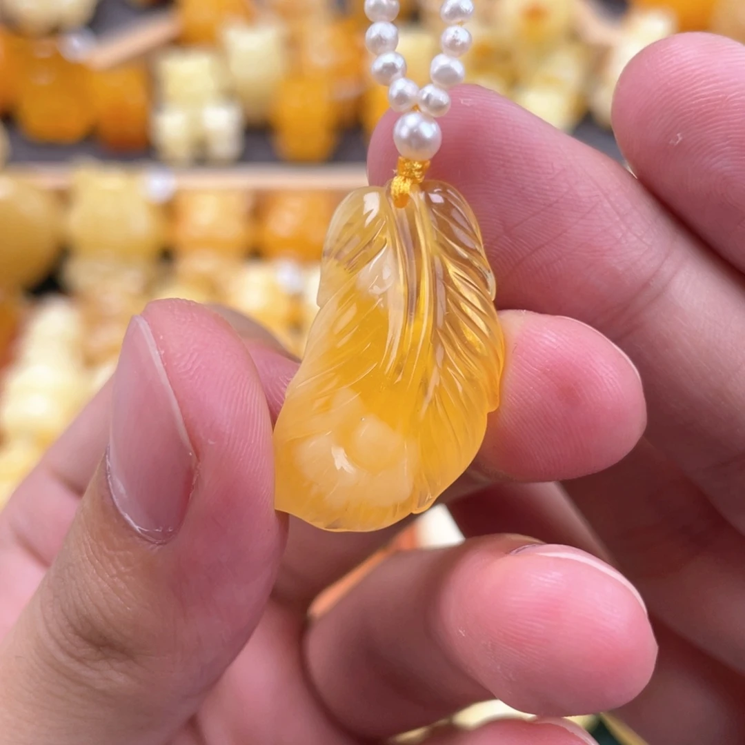 裸石琥珀未镶嵌蜜蜡