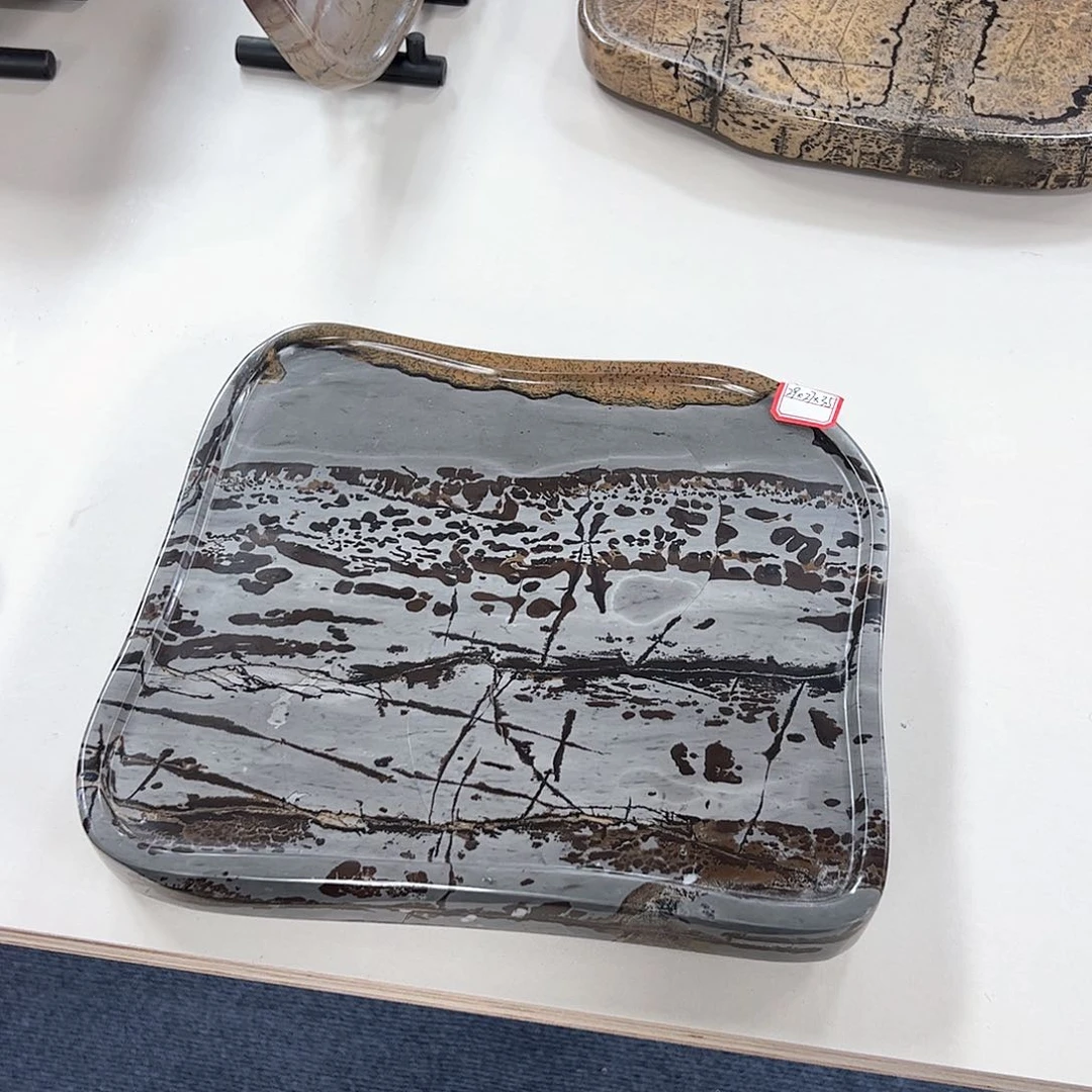 广西石天然国画石干泡台