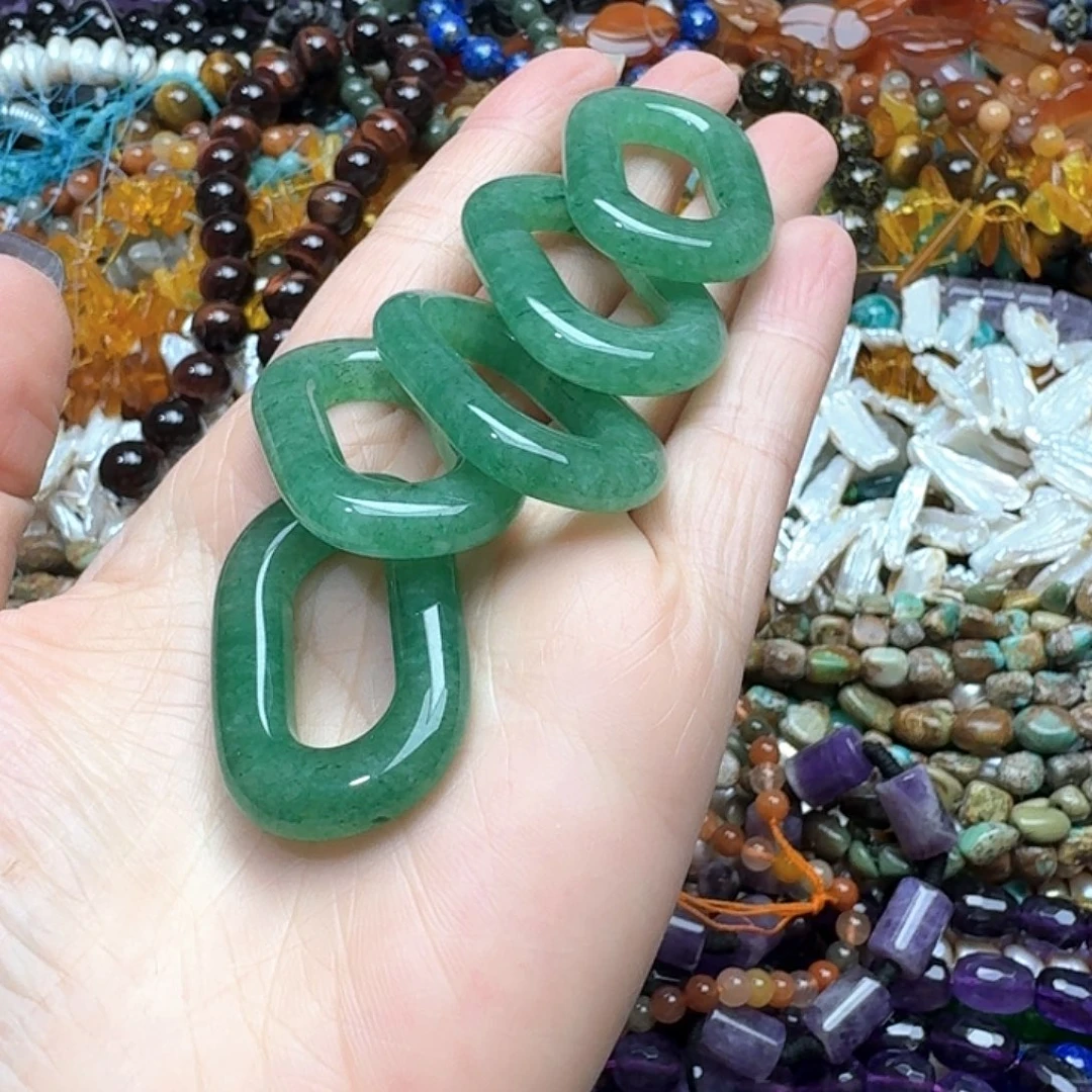 玛瑙/玉髓未镶嵌珠宝半成品一个东邻玉圈圈