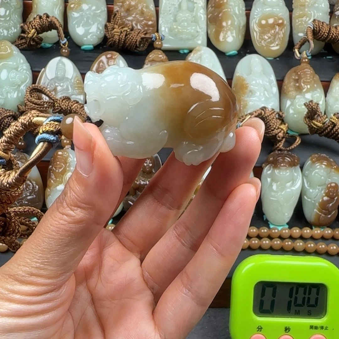 岁***好和田玉未镶嵌挂件