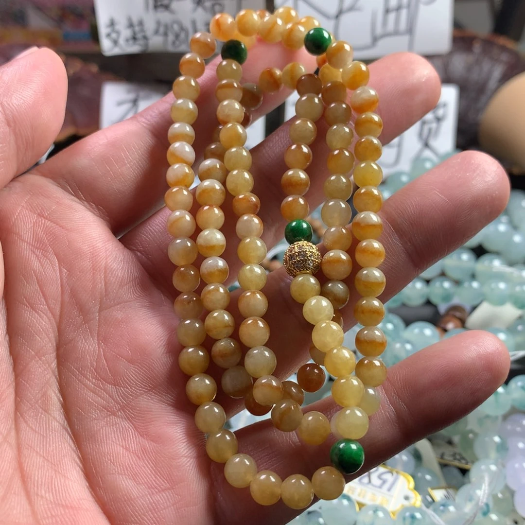 定制翡翠未镶嵌卡6.2 108颗