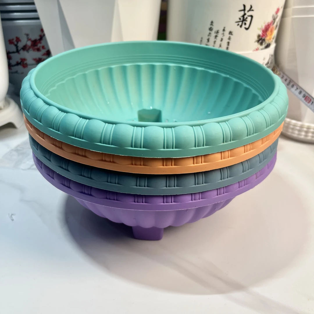 花博士绿萝大多肉吊兰盆树脂加厚四个盆（不带拖盘）不带拖盘