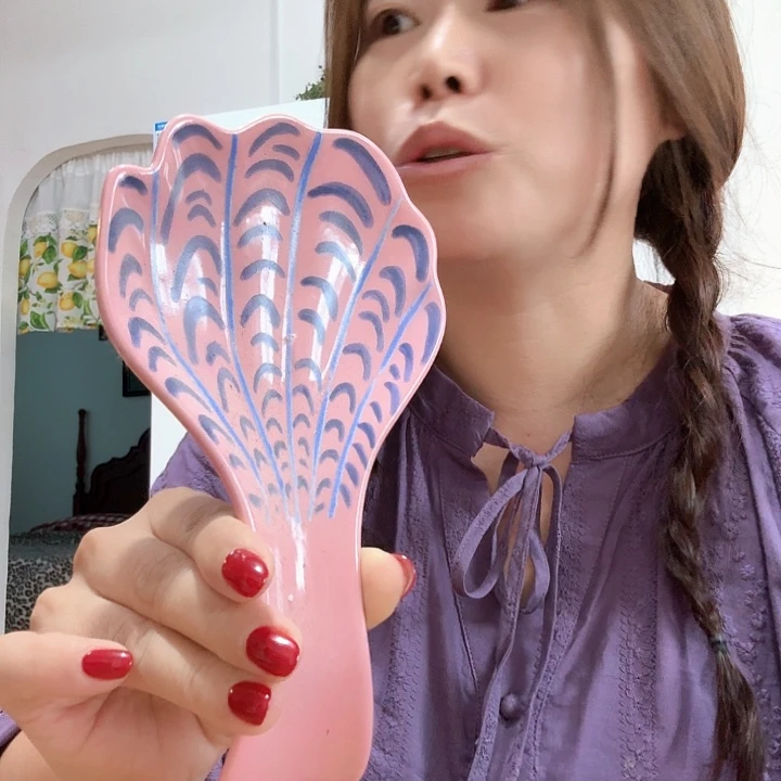 高温陶瓷贝壳勺碟微瑕