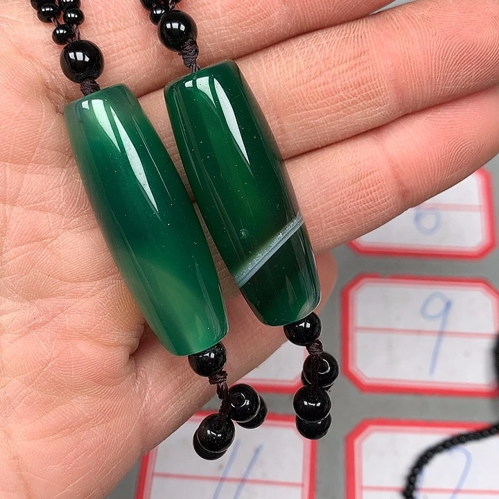 笑***生玛瑙/玉髓未镶嵌颈饰