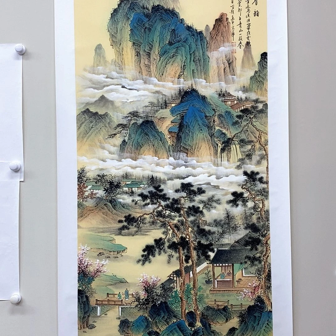 識***国画周顺良四尺X2，明锐四尺精品佳作