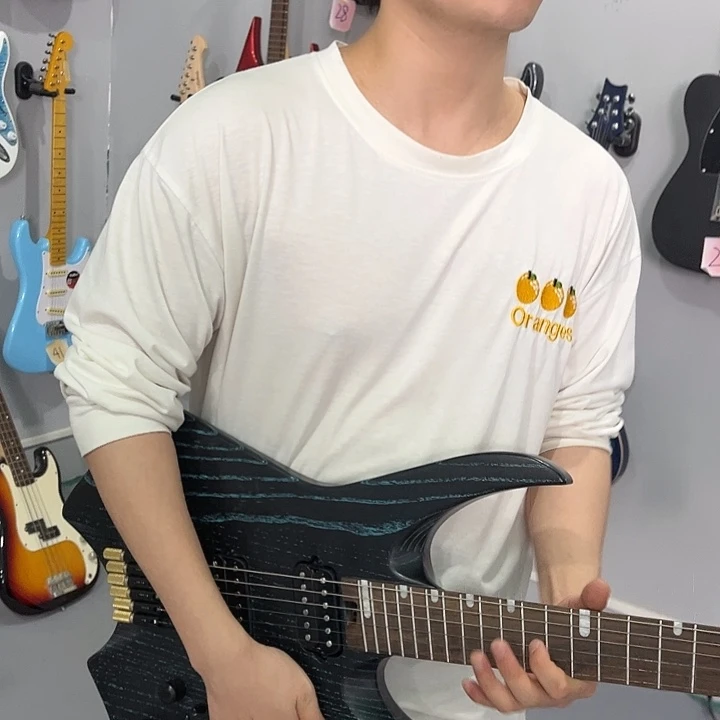 落***晖无头蓝色玫瑰木指板6666