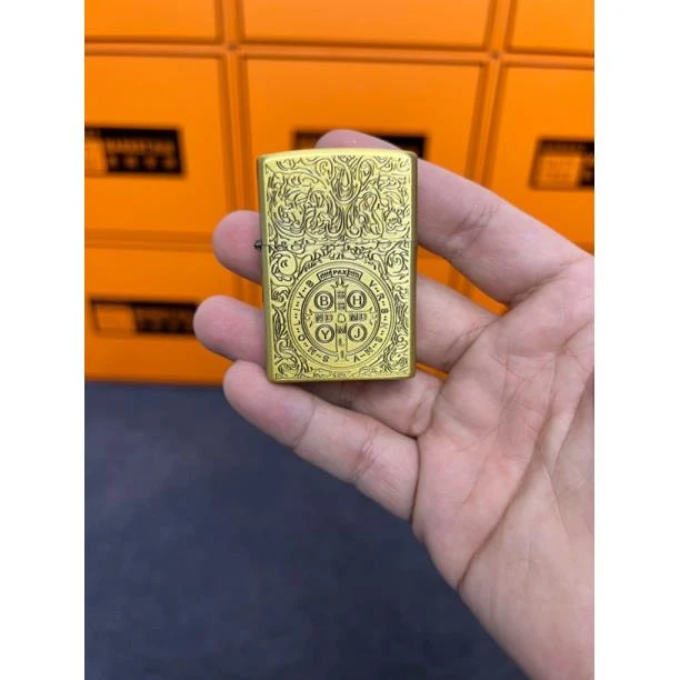单康创意复古老式男士古铜金属防风锌合金砂打火机（需自备油）A