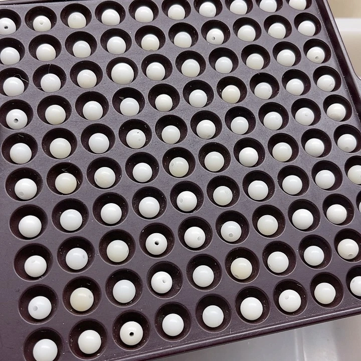 白玉菩提吊坠文*瑕疵8白玉圆珠500