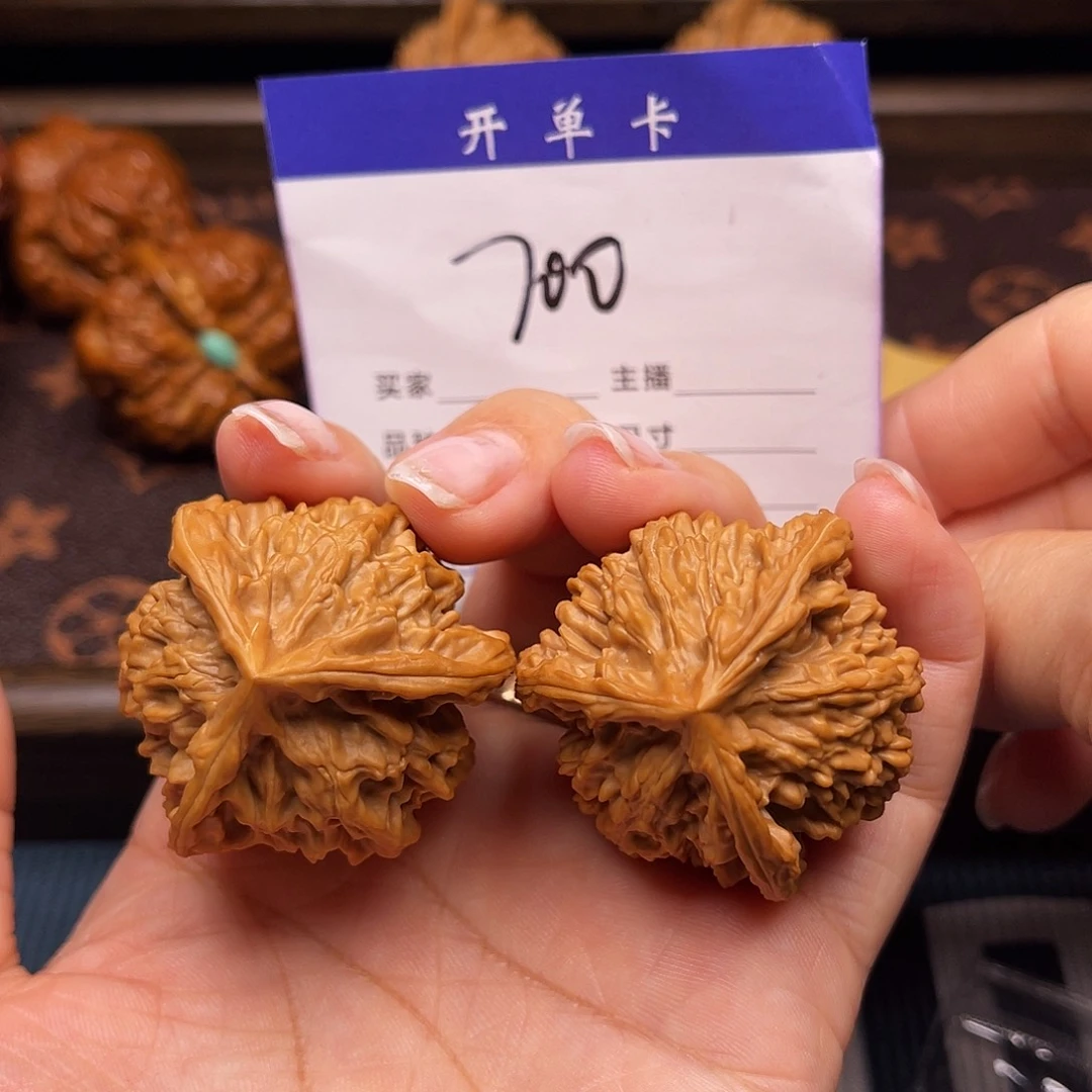 吊坠桃核盘山三棱39