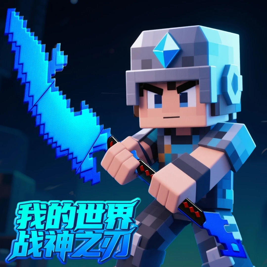 我的世界战神之刃武器模型烦人的村民儿童男孩宝剑玩具生日礼物