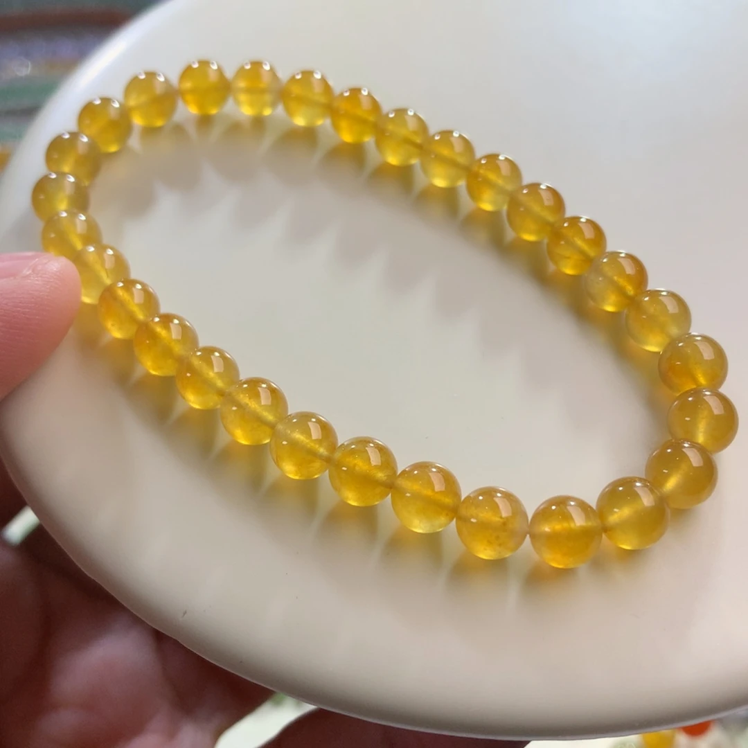 未镶嵌手链翡翠卡6.2 毕业款！玻璃冰满色金黄翡