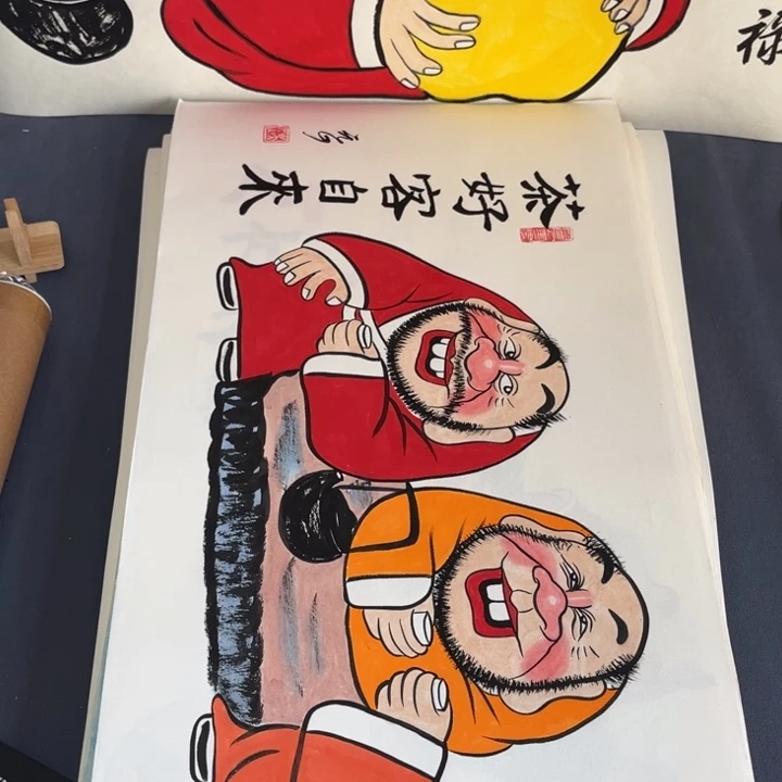 国画禅意画纯手绘作品