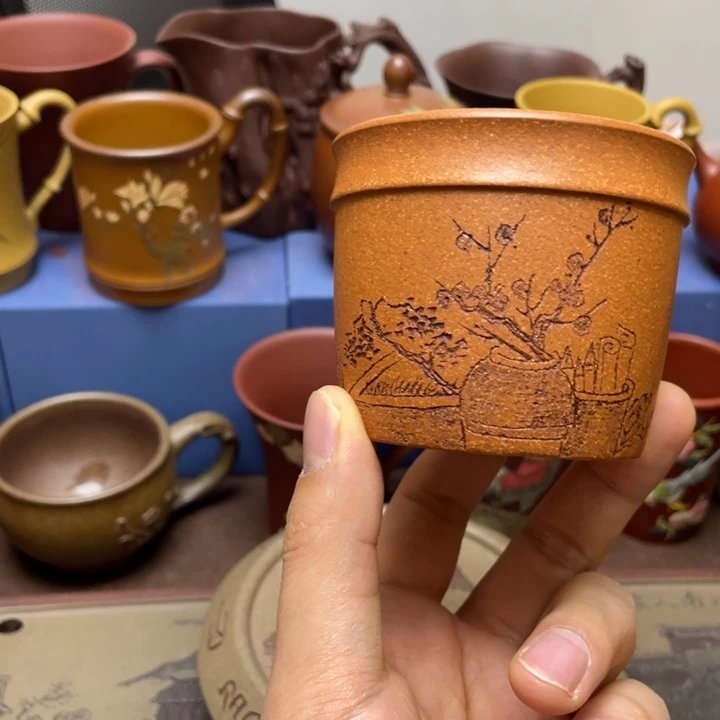 紫砂茶杯紫砂主人杯