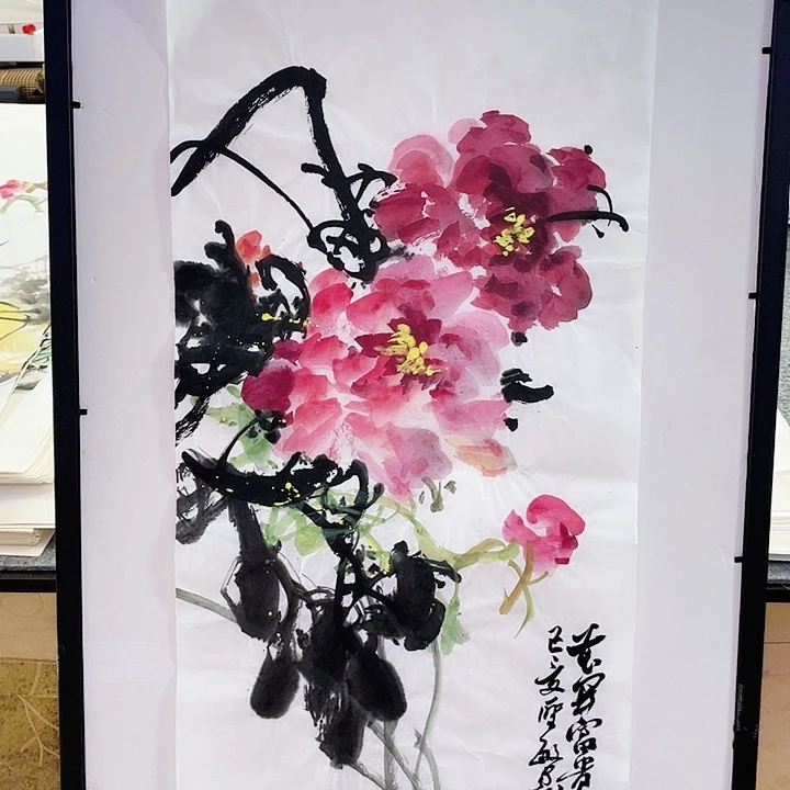 国画张圣敏先生纯手绘作品