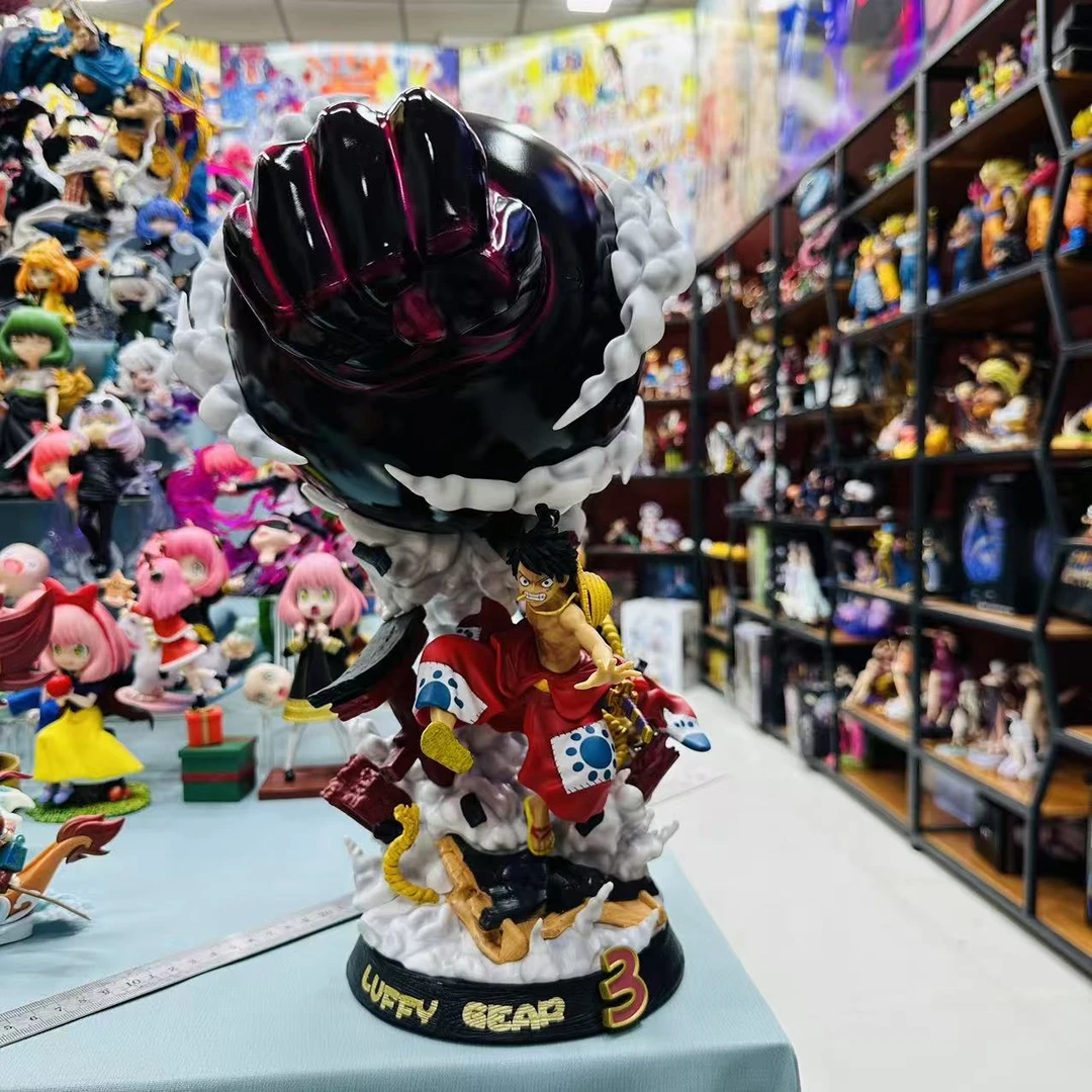 【优质好货】海贼王 和服三档路飞 40CM 精致手办摆件
