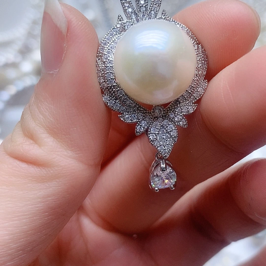 未镶嵌吊坠淡水珍珠