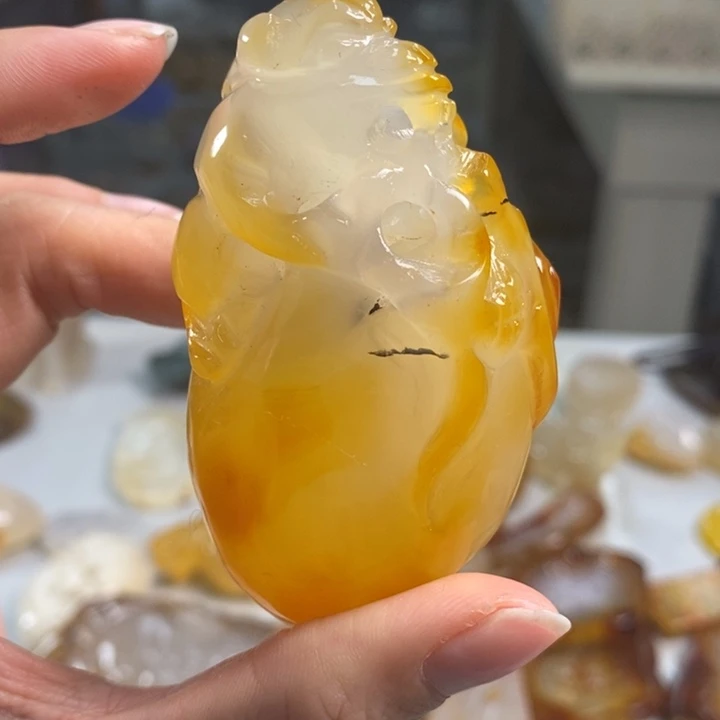 玛瑙/玉髓吊坠(不含链)未镶嵌