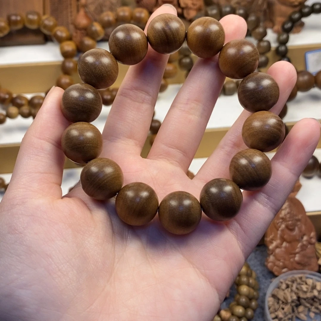 ****七檀香木手串/手链老山檀香1.6横纹奶香