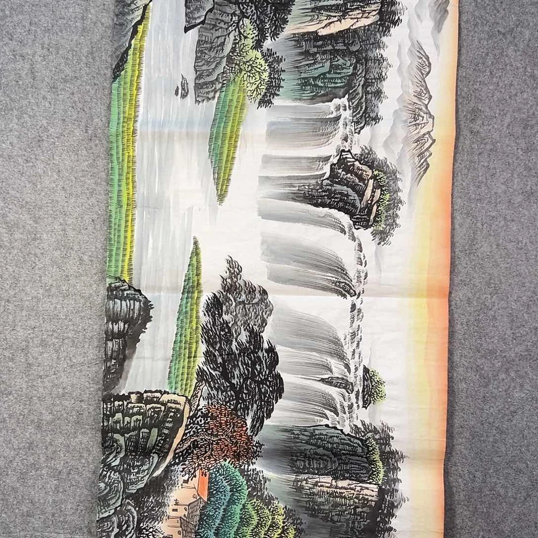 国画678 牡丹等植物生长于这里生长