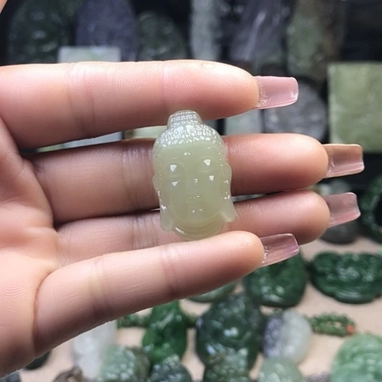 和田玉（青玉）未镶嵌挂件