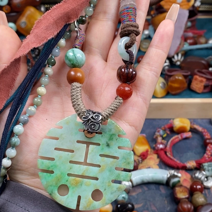 【闪购商品】翡翠颈饰未镶嵌项链