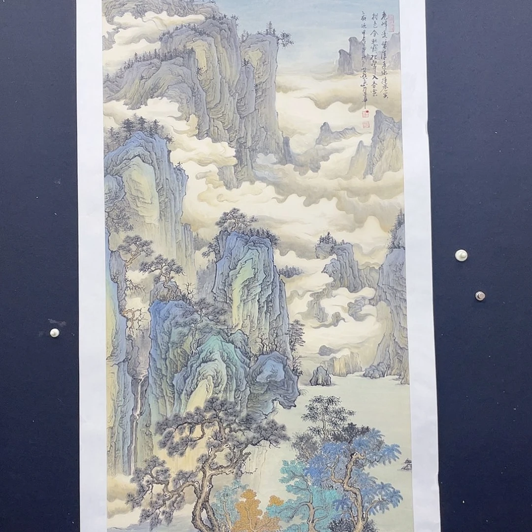 国画手绘国画，精品仿古山水