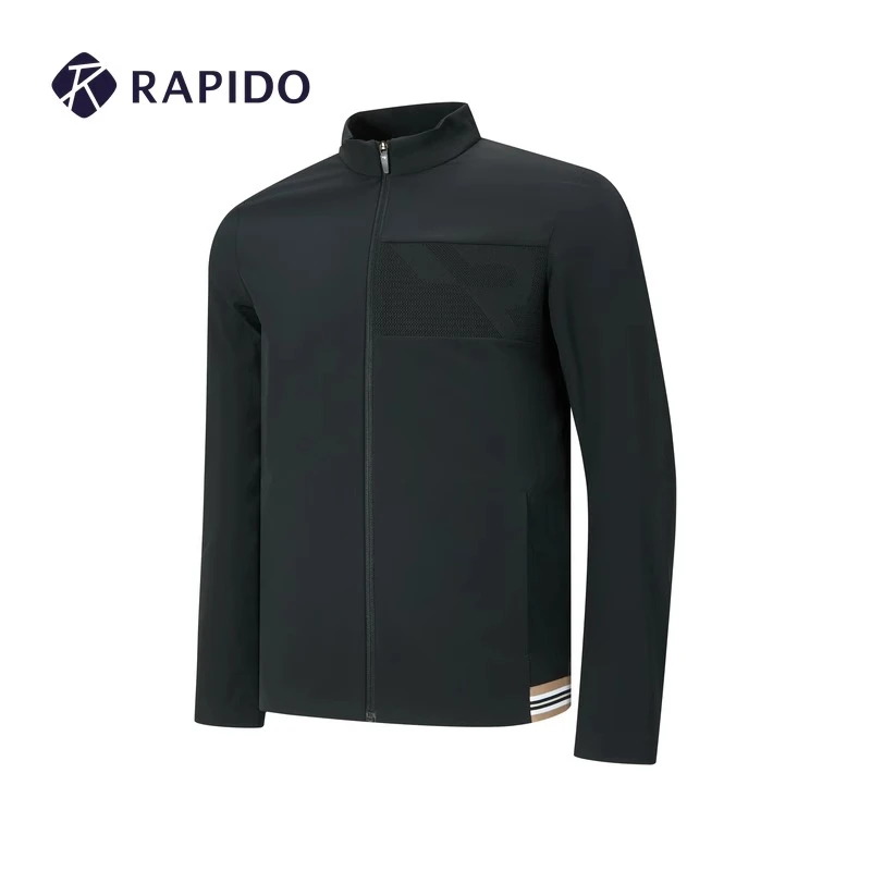 RAPIDO雳霹道春夏男士高尔夫GOLF前胸拼接立领夹克外套CN4139Z03