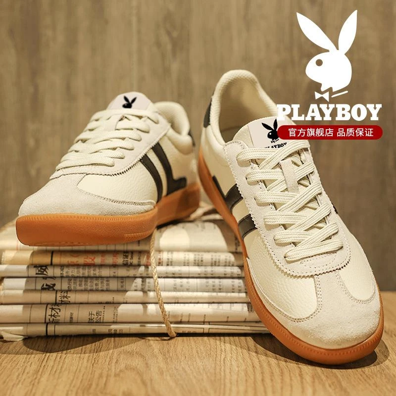 花花公子男鞋2025爆款夏季时尚休闲潮流运动鞋男款百搭复古小白鞋