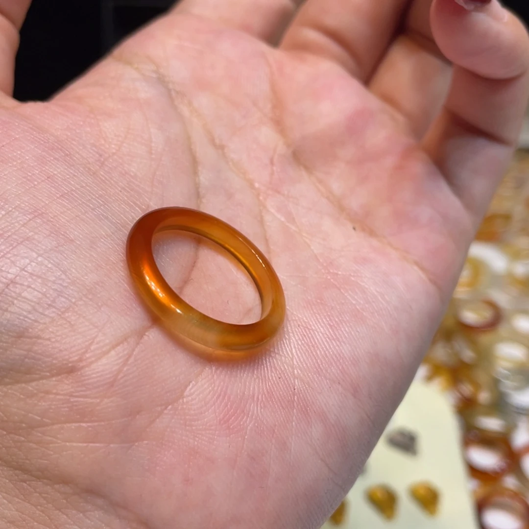 玛瑙/玉髓未镶嵌戒指83号港21 默认瑕疵