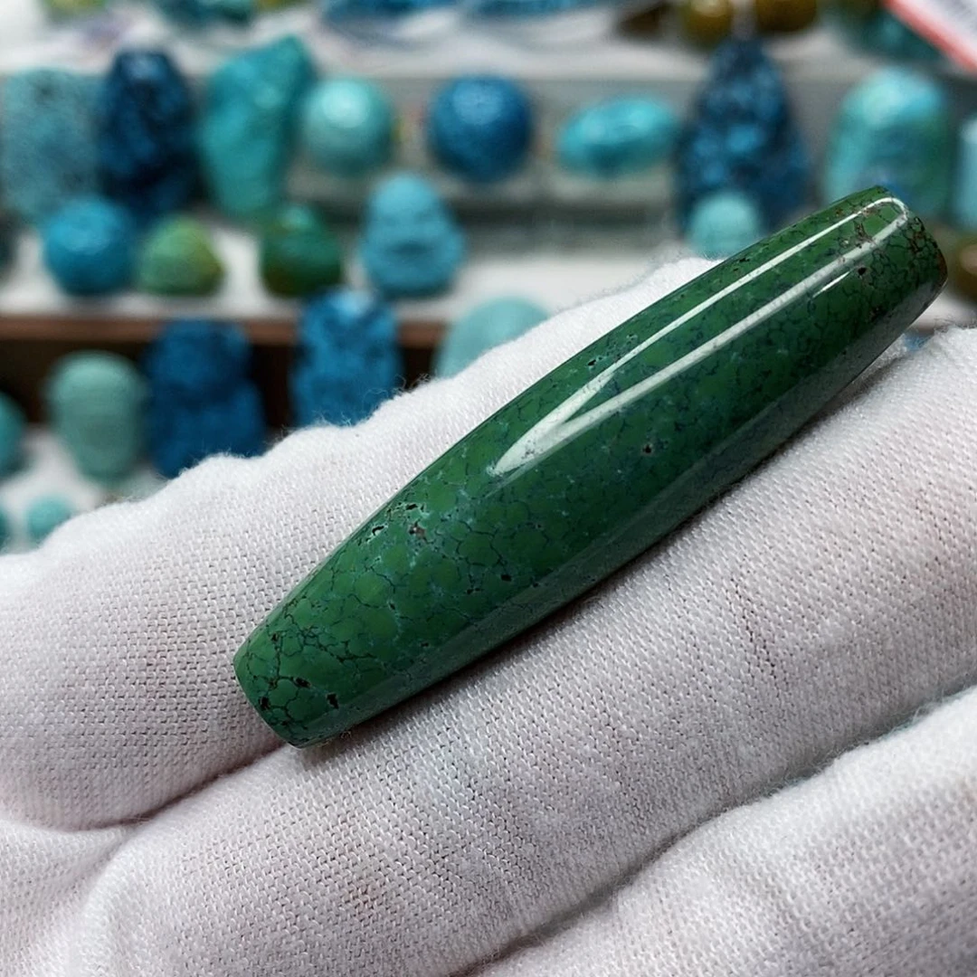 绿松石未镶嵌天然原矿 地大质检 抖音基地 顺丰发货