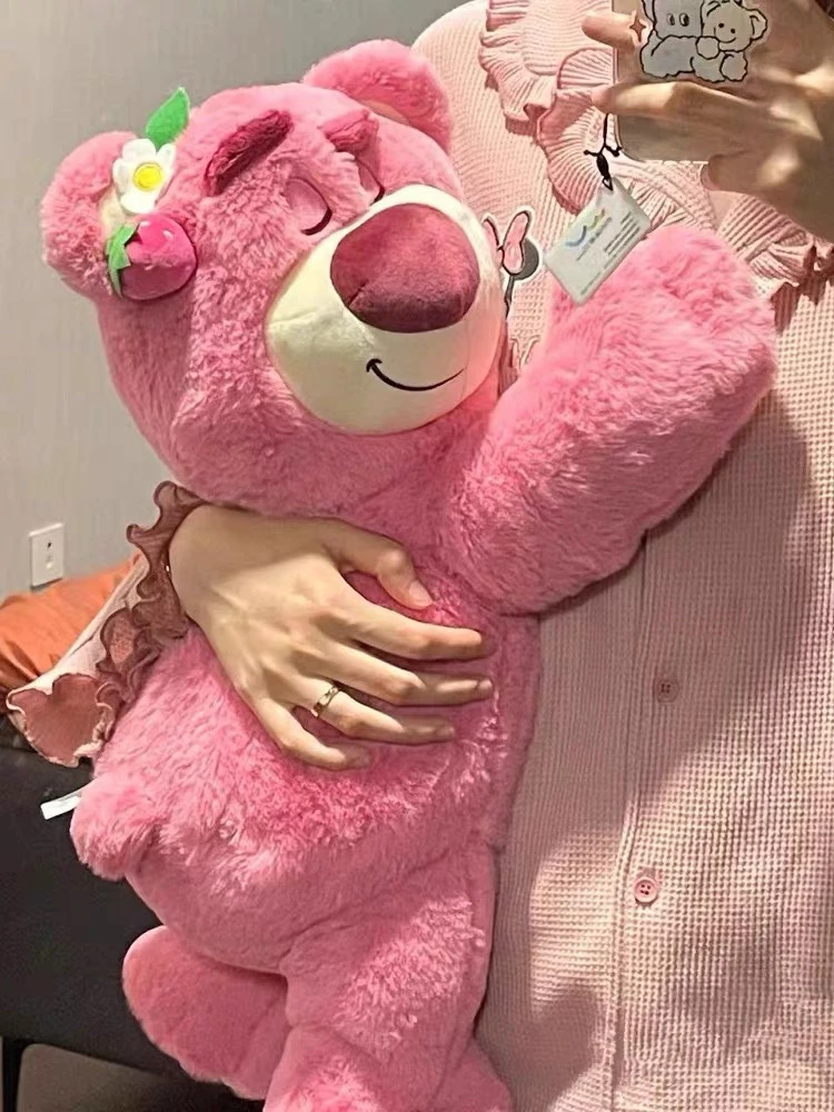 草莓熊公仔毛绒玩偶填充兔毛绒玩具布娃娃可爱手工误差3～5厘米