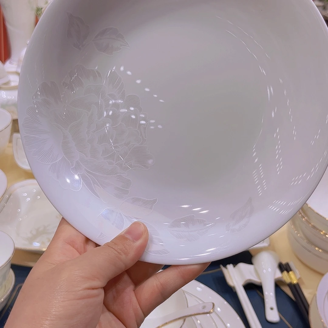 45%以上骨粉骨瓷爱丽丝碗单拍