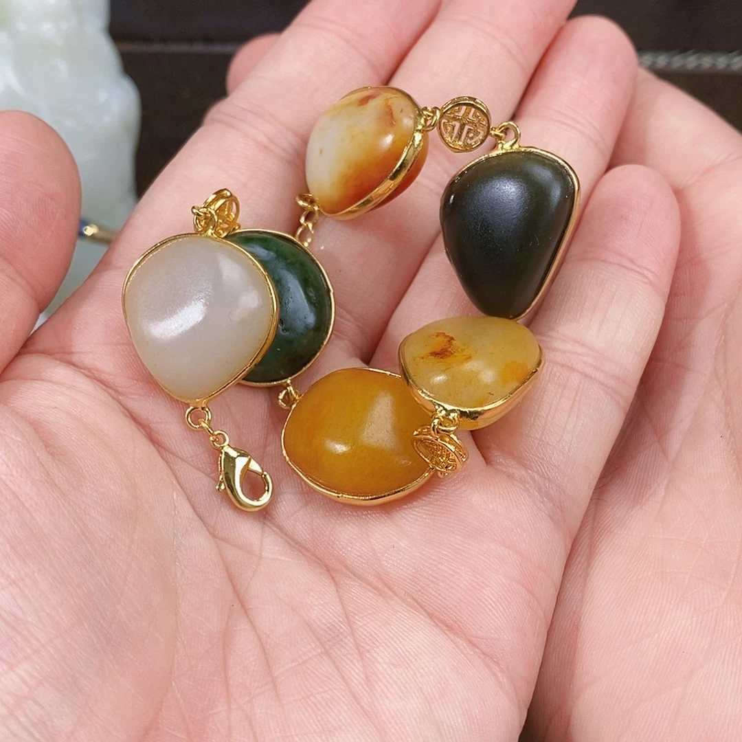 和田玉合金颈饰6666666666