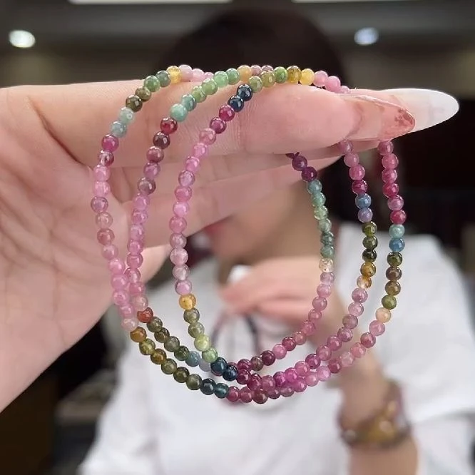 04441905/未镶嵌碧玺3mm+多圈多样性发货